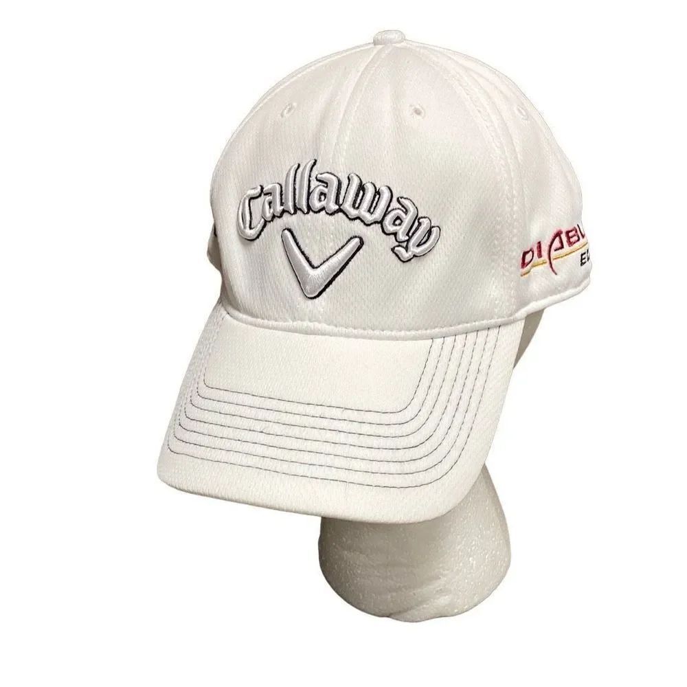 Tex Flex Callaway White Golf Cap